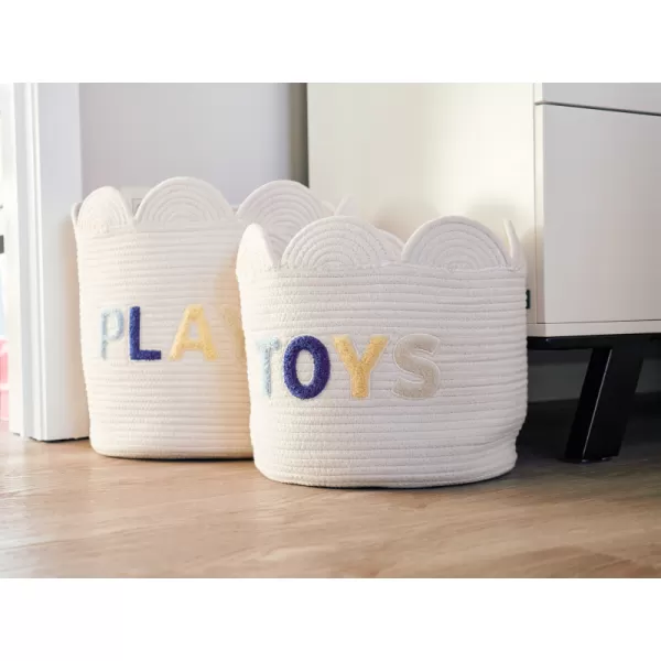 Childhome Koš na hračky Květina 35x35x35 cm