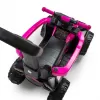 Baby Mix Dětské odrážedlo Mega Prime EVA s vodící tyčí červené