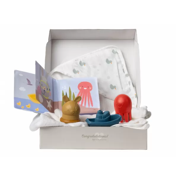 Taf Toys Sada hraček do koupele s osuškou