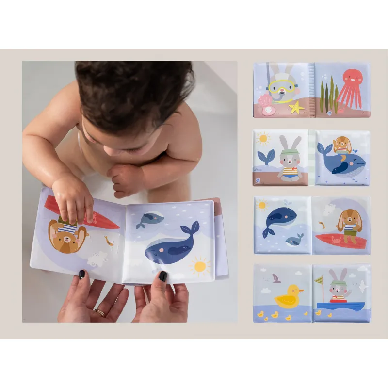 Taf Toys Sada hraček do koupele s osuškou