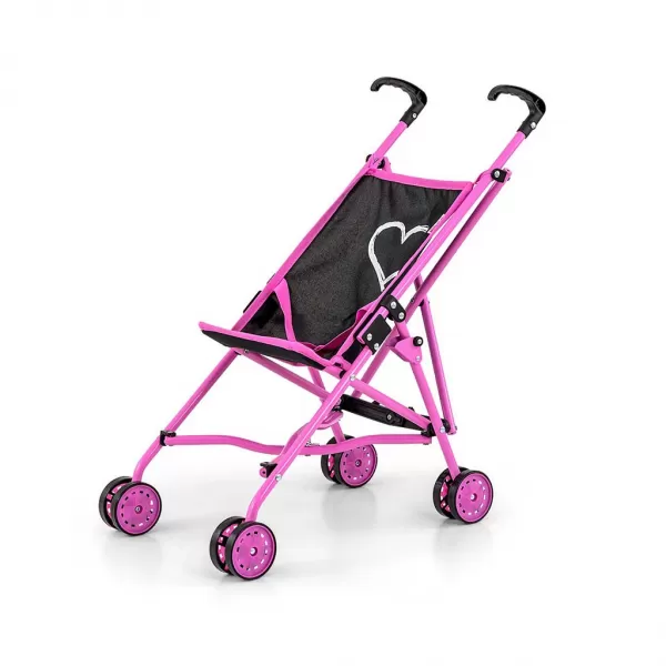 Milly Mally Dětský golfový kočárek pro panenky Julia Prestige Black