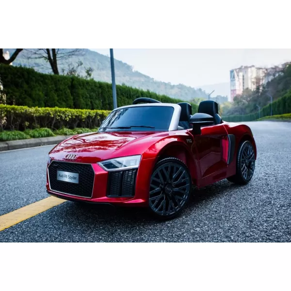 Baby Mix Elektrické autíčko Audi R8 Spyder MAXI lakované červené