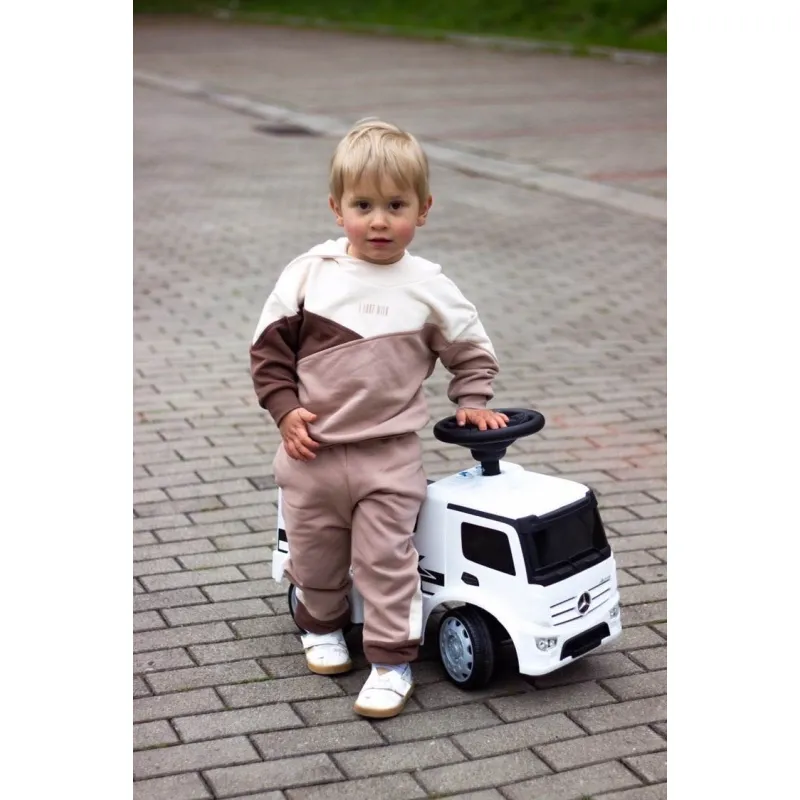 Milly Mally Dětské odrážedlo se zvukem Mercedes POLICE modré