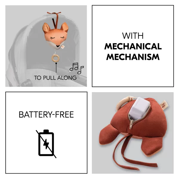 Hauck Hudební zvířátko Cuddle N Sleep Fox