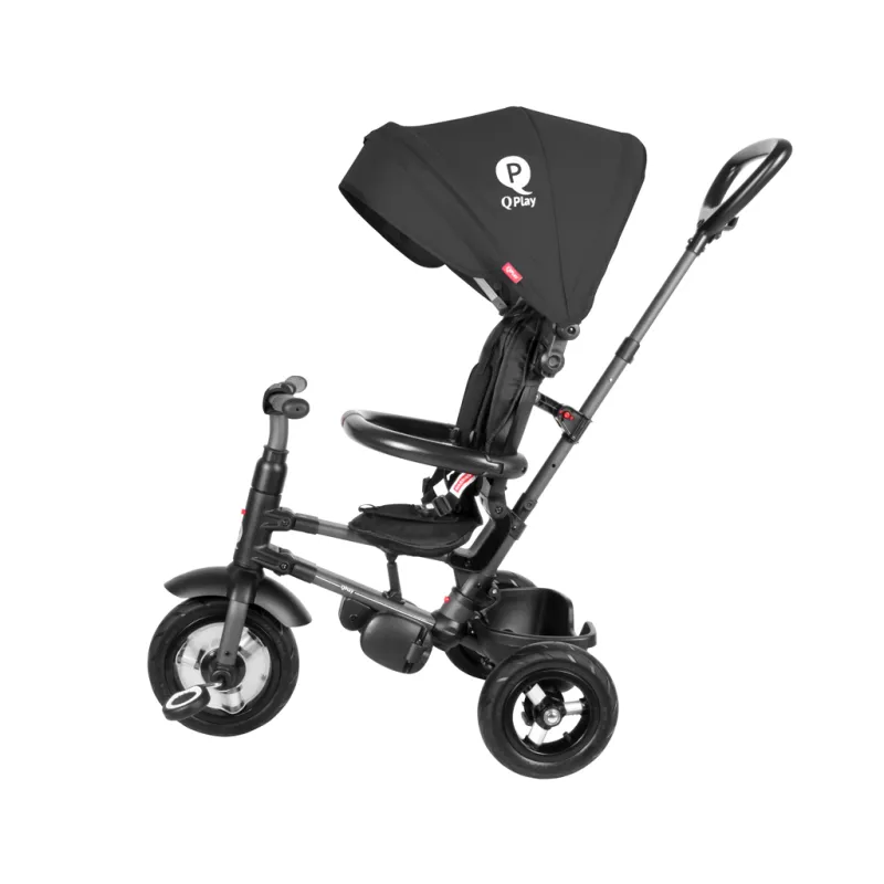QPLAY Tříkolka Rito air gel (Rubber), věk 10-72 měsíců
