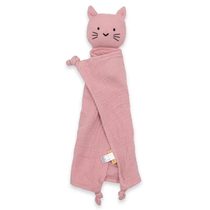 New Baby Mušelínový usínáček Cat pink