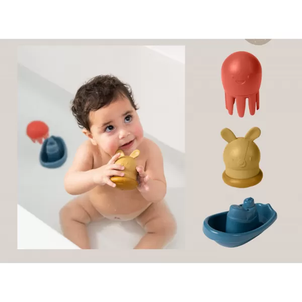 Taf Toys Sada hraček do koupele s osuškou