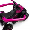 Baby Mix Dětské odrážedlo Mega Prime EVA s vodící tyčí červené