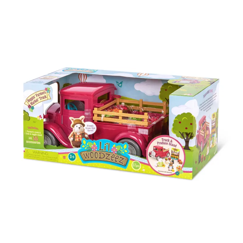 Li‘l Woodzeez Farmářský pick-up se stánkem