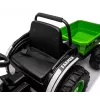 Milly Mally Elektrický traktor s vlečkou Farmer zelený