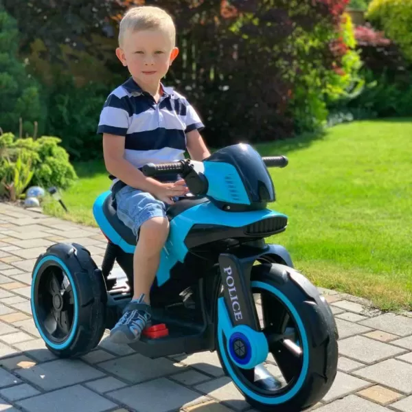 Baby Mix Dětská elektrická motorka POLICE
