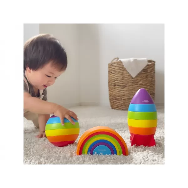 Infantino Skládačka duha Magic Rainbow