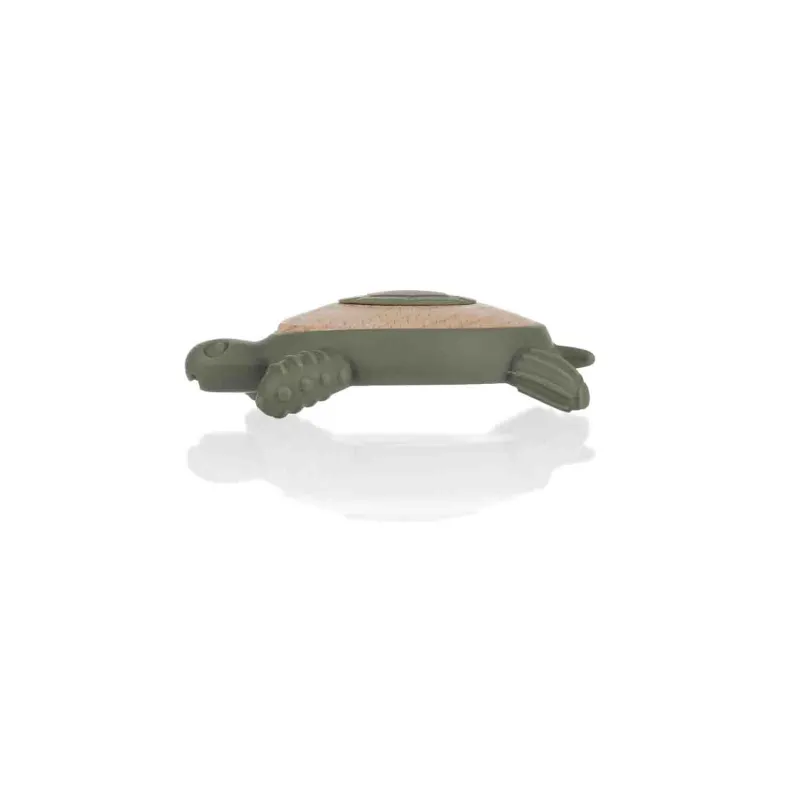 Zopa Silikonové dřevěné kousátko Turtle