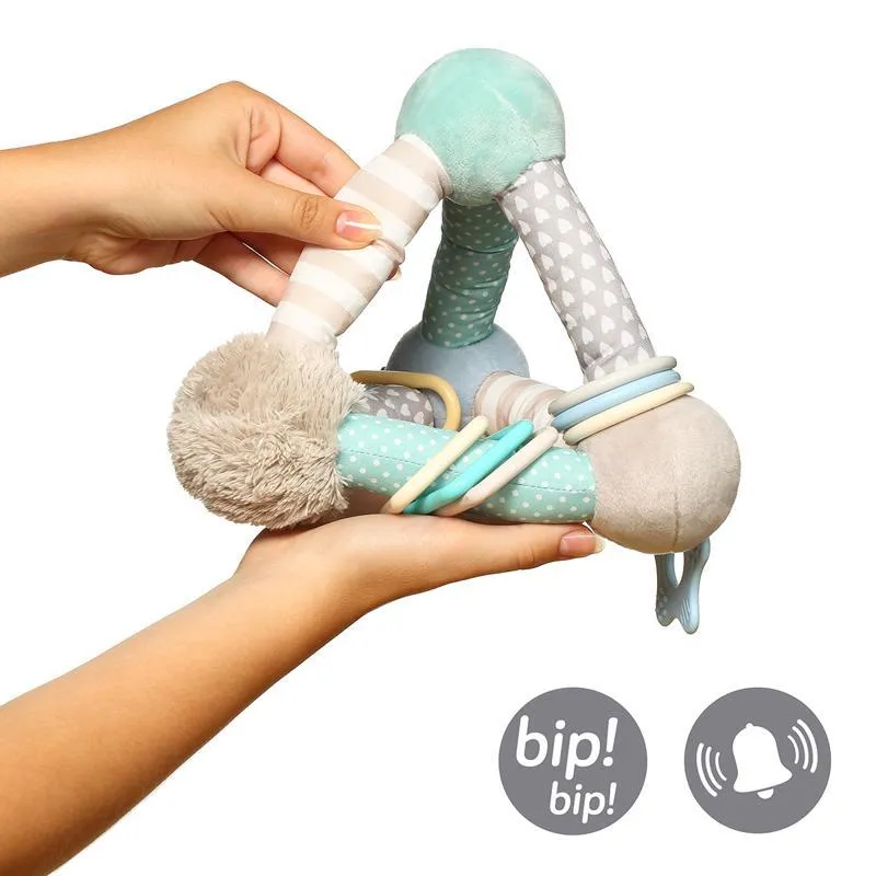 Baby Ono Edukační hračka pyramida Tiny Yoga blue