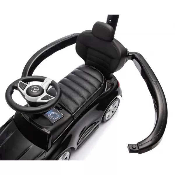 Milly Mally Odrážedlo s vodící tyčí MERCEDES C-Class Deluxe Black