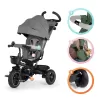 KINDERKRAFT SELECT Tříkolka Spinstep Grey, Premium