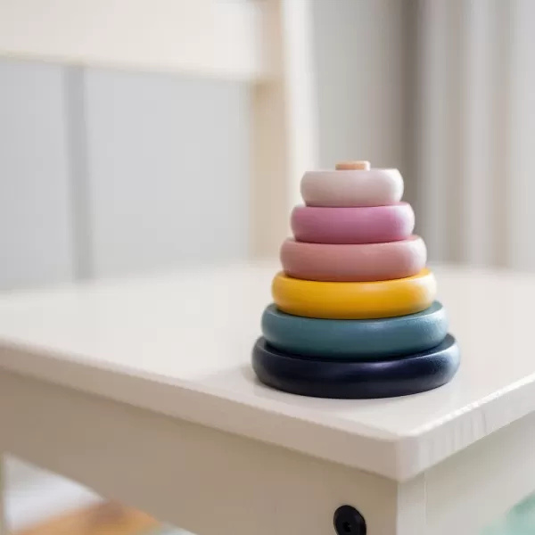 PETITE&MARS Hračka dřevěná skládací Orbit Wood of Mars 36m+