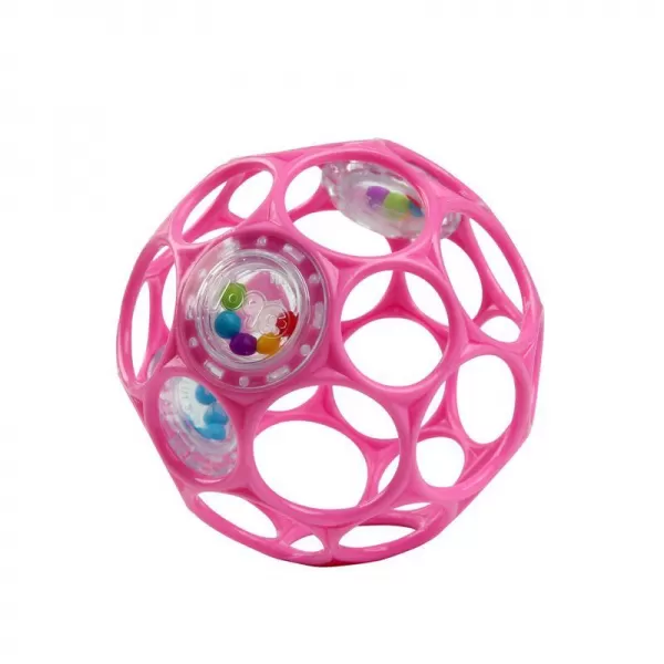 OBALL Hračka Oball RATTLE 10 cm 0m+AQUAINT 100% ekologická čisticí voda 50 ml