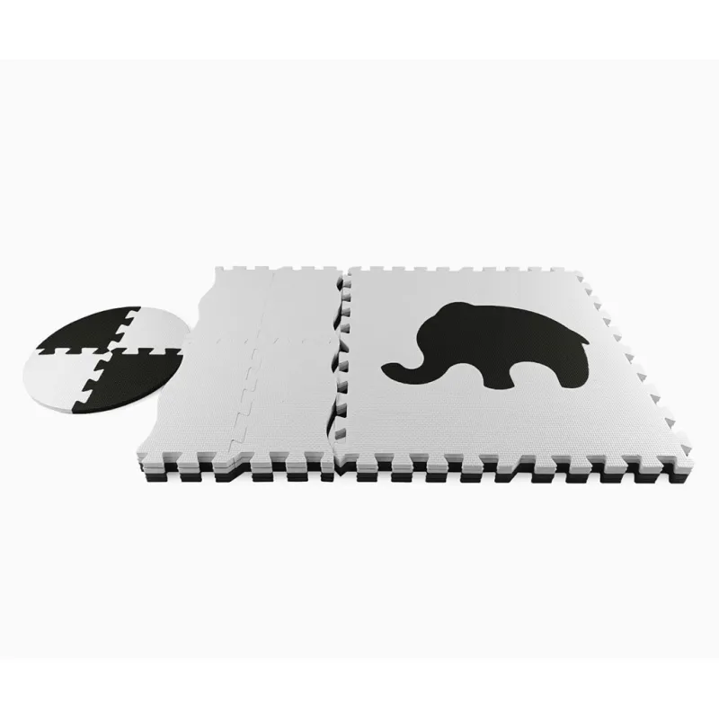 Milly Mally Pěnové puzzle podložka ohrádka Jolly 2x2 Grey