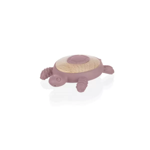 Zopa Silikonové dřevěné kousátko Turtle
