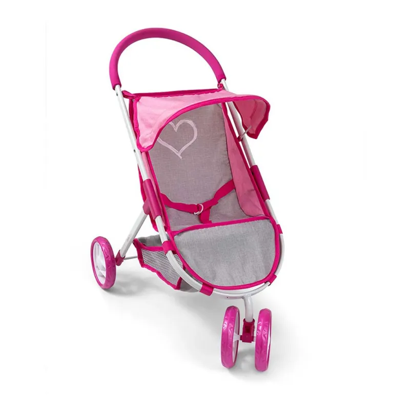 Milly Mally Dětský golfový kočárek pro panenky Susie Prestige Pink