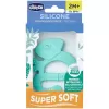 CHICCO Kousátko silikonové Super Soft Chameleon modrý 2m+