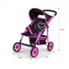 Milly Mally Dětský sportovní kočárek pro panenky Natalie Prestige Black