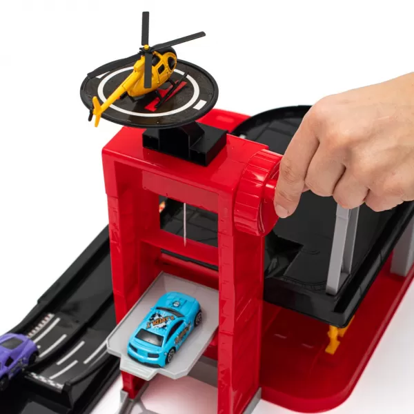 Baby Mix Garáž pro děti s helikoptérou