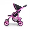 Milly Mally Dětský sportovní kočárek pro panenky Natalie Prestige Black
