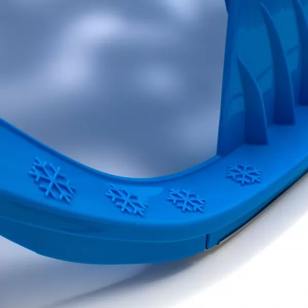 Baby Mix Plastové sáňky s opěradlem SNOW STAR růžové