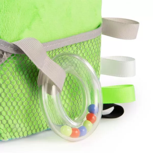 CANPOL BABIES Plyšová senzorická kostka Medvídci šedá