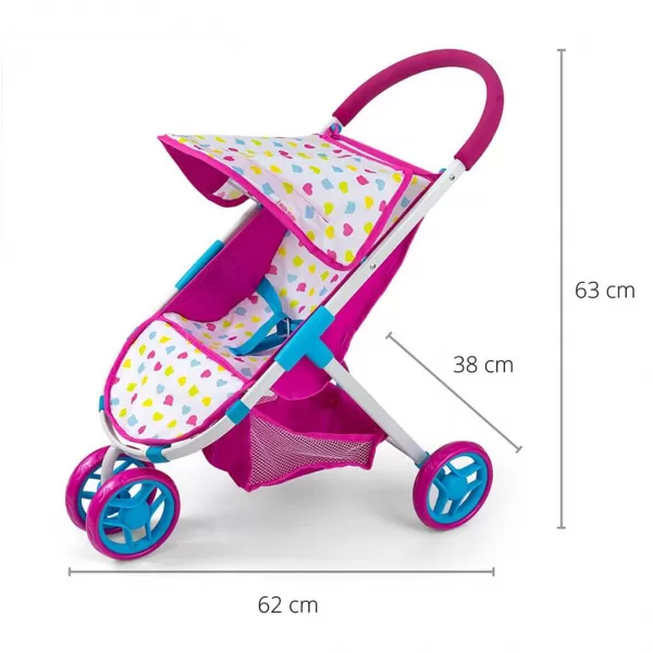 Milly Mally Dětský golfový kočárek pro panenky Susie Candy