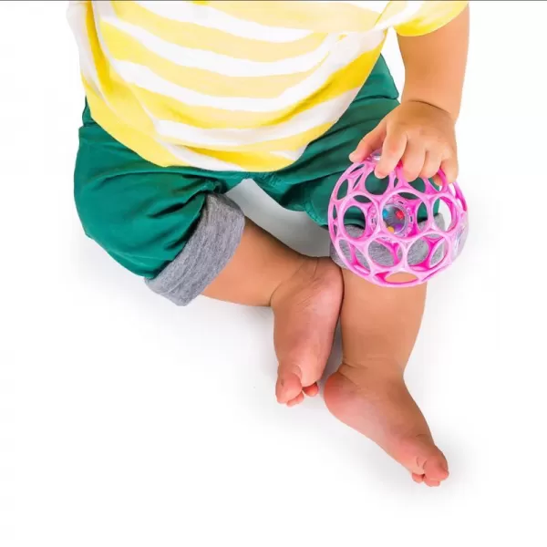 OBALL Hračka Oball RATTLE 10 cm 0m+AQUAINT 100% ekologická čisticí voda 50 ml
