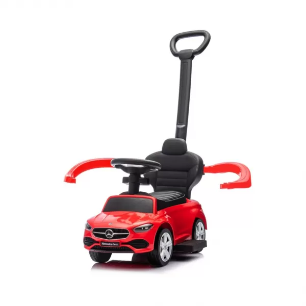 Milly Mally Odrážedlo s vodící tyčí MERCEDES C-Class Deluxe Red