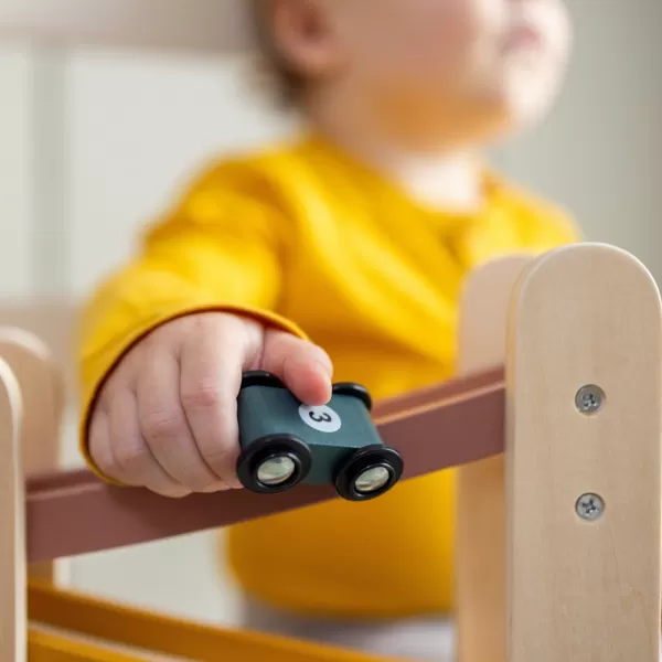 PETITE&MARS Hračka dřevěná závodní dráha Milky Way Wood of Mars 18m+