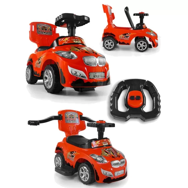 Milly Mally Dětské jezdítko 2v1 Happy red