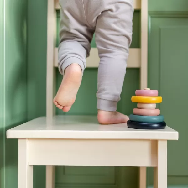 PETITE&MARS Hračka dřevěná skládací Orbit Wood of Mars 36m+