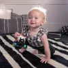 OBALL Autíčko a chrastítko 2v1 Curious Car zebra Zen™ 3m+