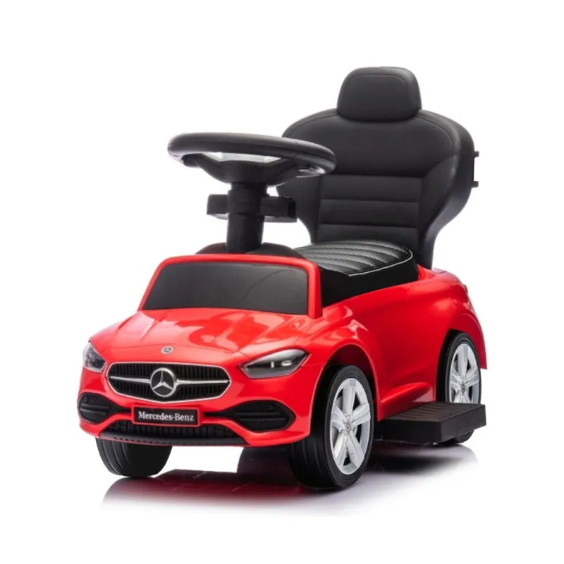 Milly Mally Odrážedlo s vodící tyčí MERCEDES C-Class Deluxe Red