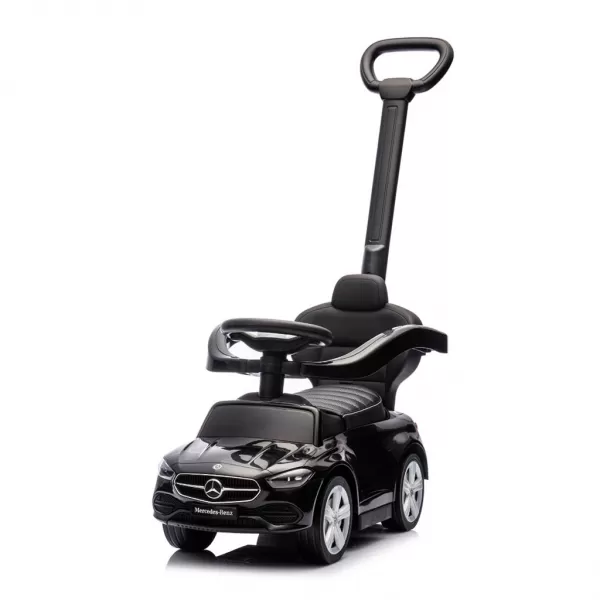 Milly Mally Odrážedlo s vodící tyčí MERCEDES C-Class Deluxe Black