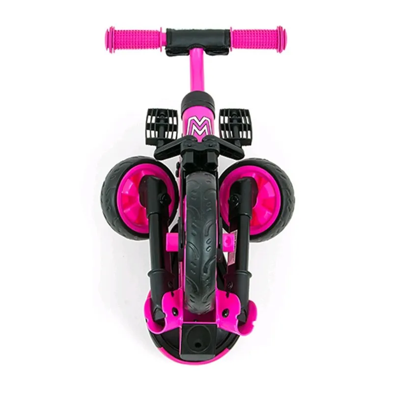 Milly Mally Dětská tříkolka 2v1 Grande pink