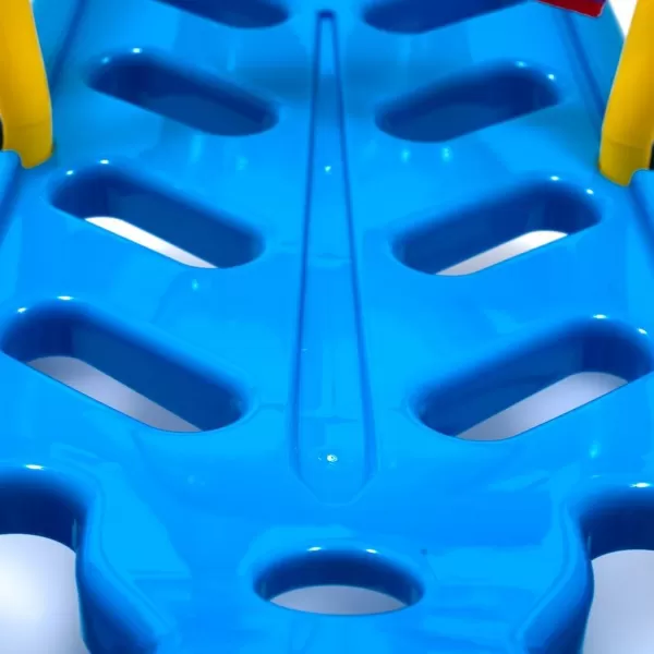 Baby Mix Plastové sáňky s opěradlem SNOW STAR růžové