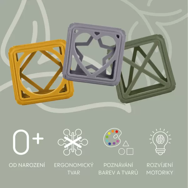 Zopa Silikonové kousátko Square