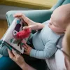 BABYONO Knížka senzorická se zrcadlem látková - Safari 0m+