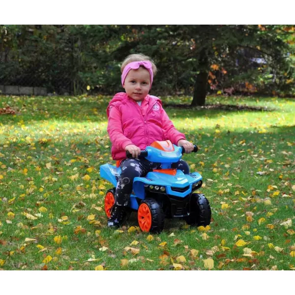 Milly Mally Dětské odrážedlo se zvukem Čtyřkolka Monster Pink