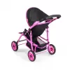 Milly Mally Dětský sportovní kočárek pro panenky Natalie Prestige Black