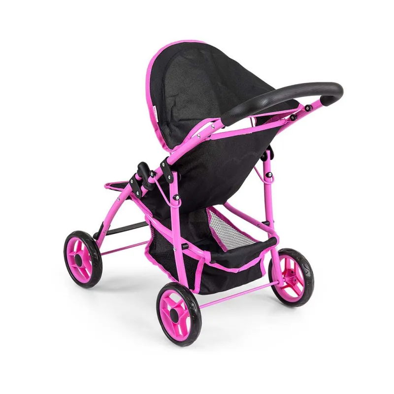 Milly Mally Dětský sportovní kočárek pro panenky Natalie Prestige Black