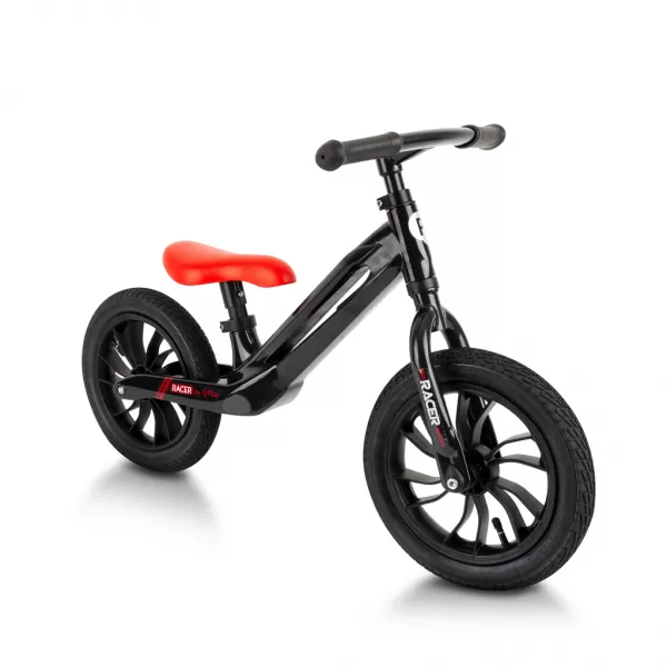 QPLAY Odrážedlo Racer air (Titanium), věk 3 - 6 let, do 30 kg