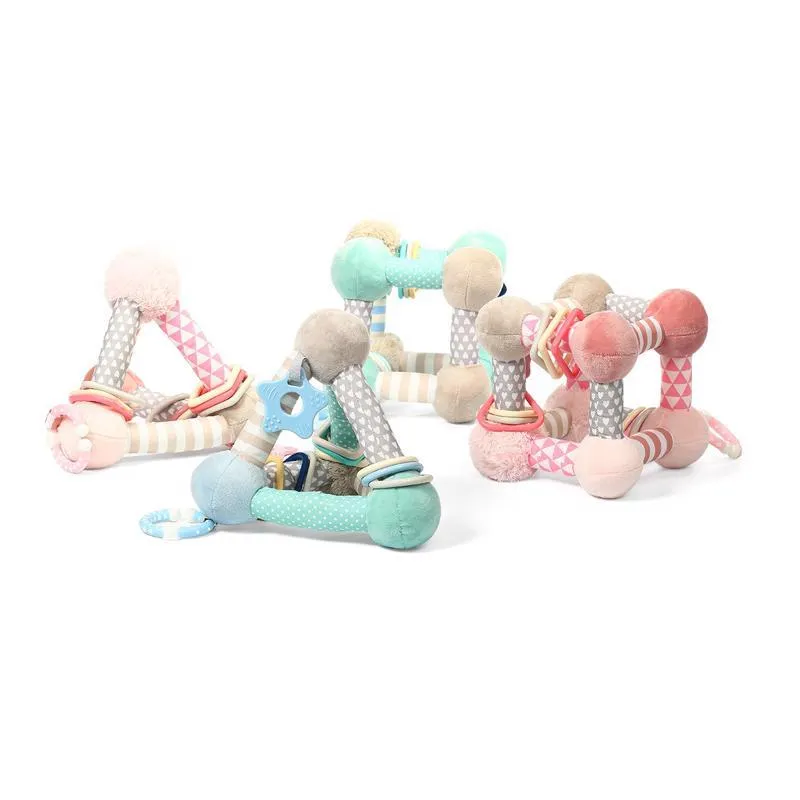 Baby Ono Edukační hračka pyramida Tiny Yoga blue