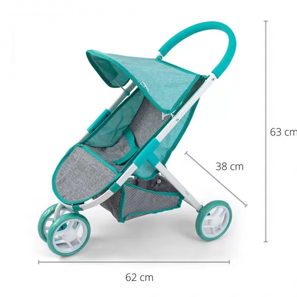 Milly Mally Dětský golfový kočárek pro panenky Susie Prestige Mint